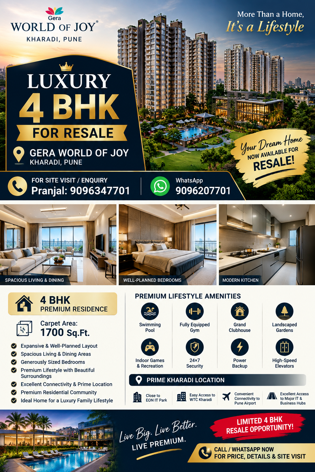 🏡 PREMIUM 4 bhk APARTMENT FOR SALE - Image 1