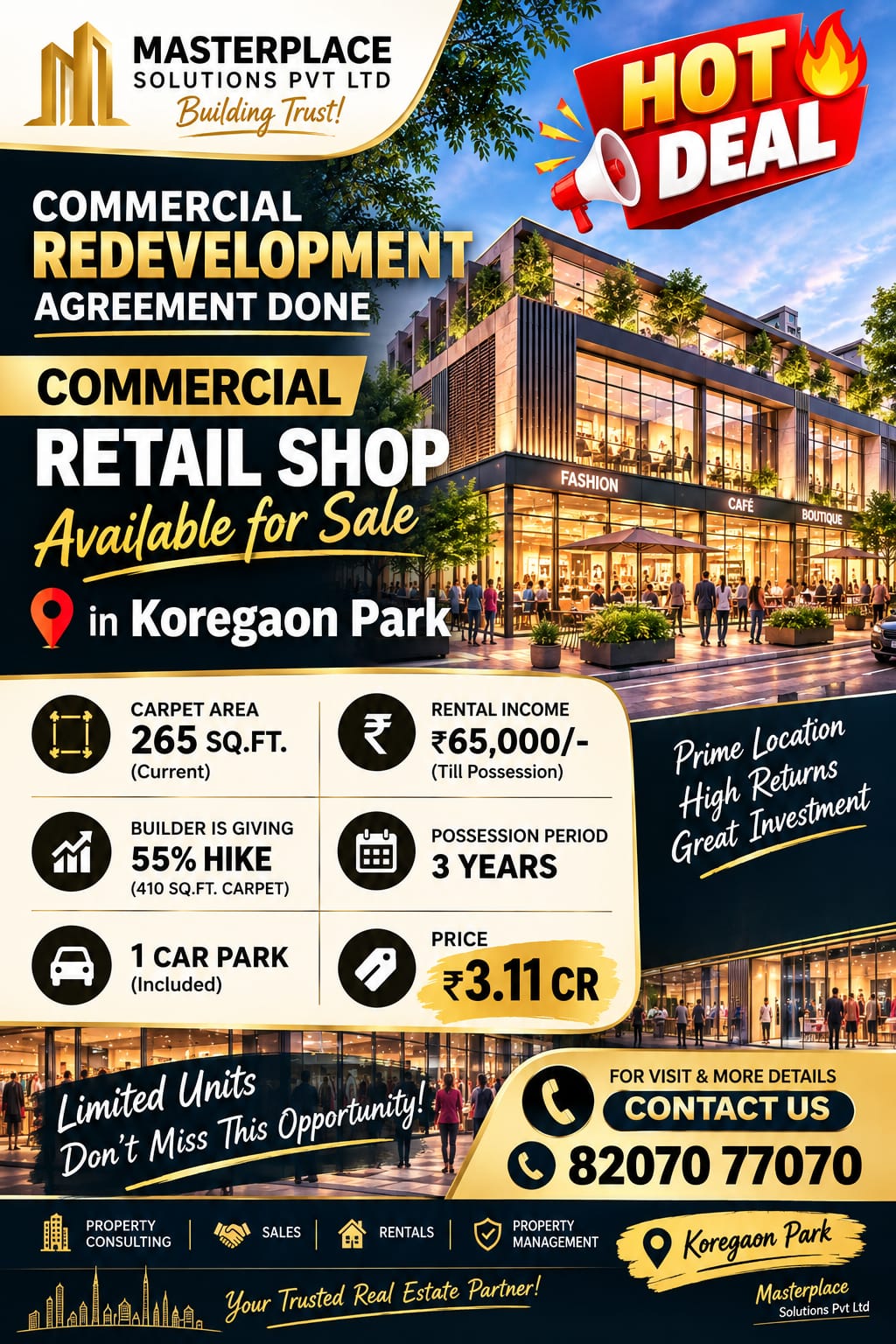 🔥 HOT COMMERCIAL DEAL – KOREGAON PARK 🔥 - Image 1